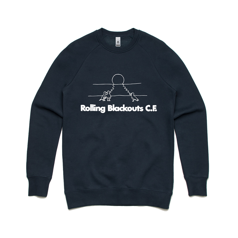 Gulls / Navy Crew Sweater