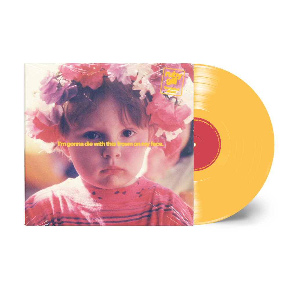 Ruby Gill / I’m gonna die with this frown on my face Yellow Vinyl + Birds Crew Bundle