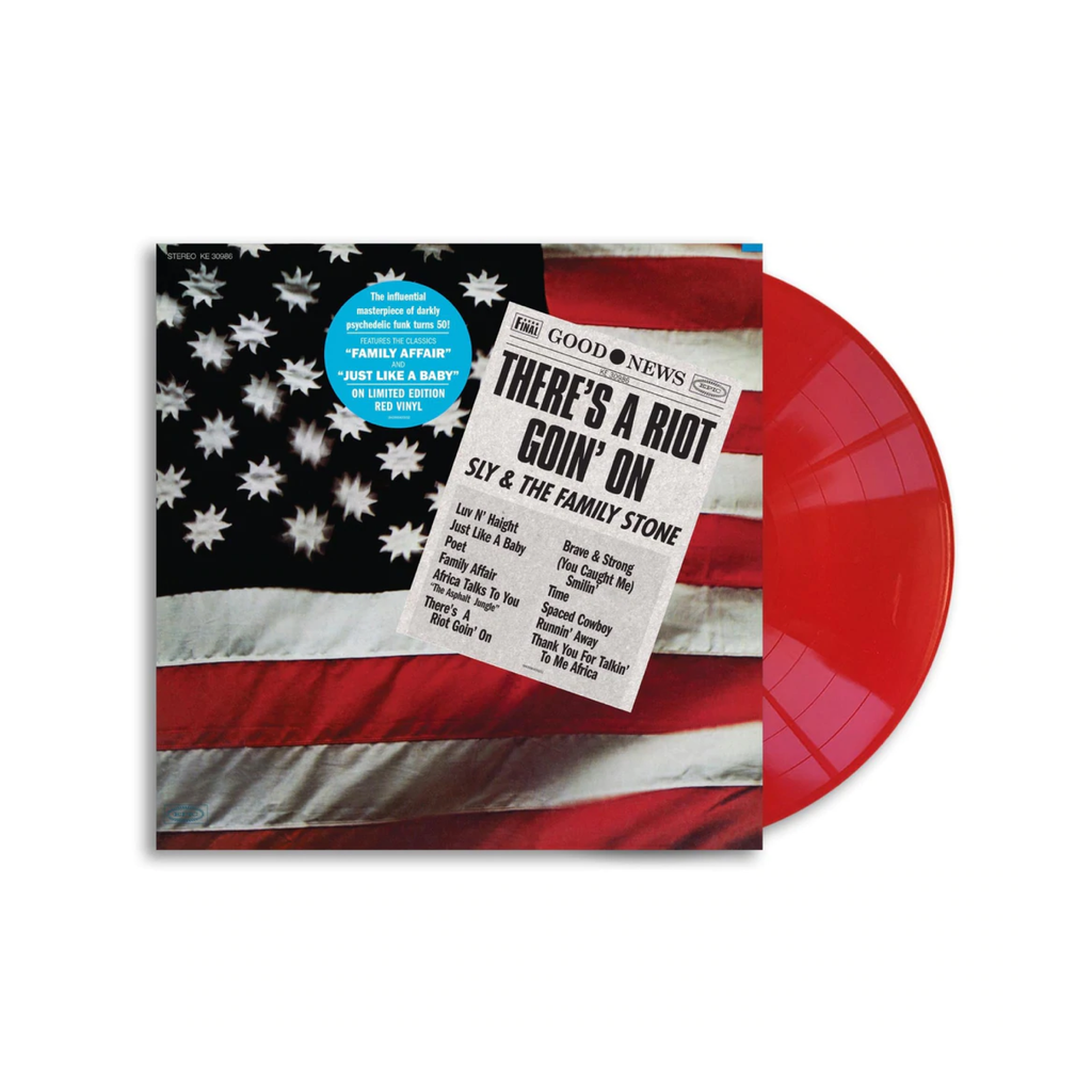 Sly & The Family Stone  / There's A Riot Goin' On: 50th Anniversary Edition LP Red 150 gram Vinyl