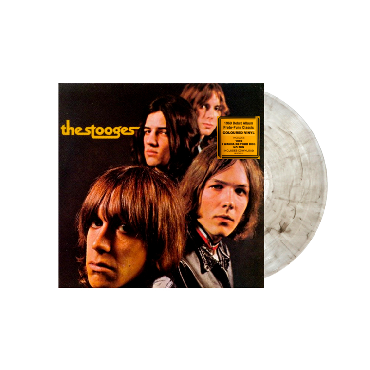 The Stooges / The Stooges LP Clear & Black Swirl Vinyl