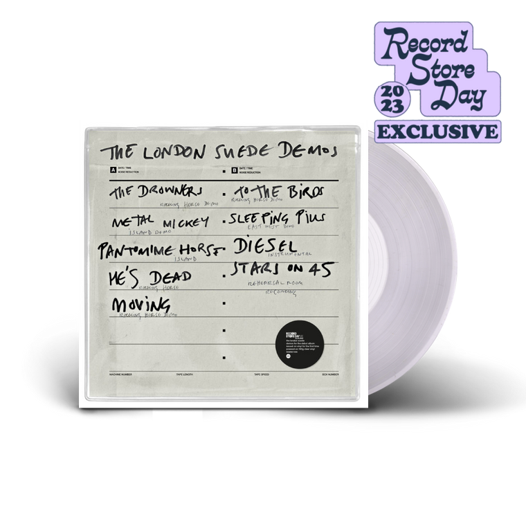 Suede / Suede Demos: 30th Anniversary LP 140g Clear Vinyl RSD 2023