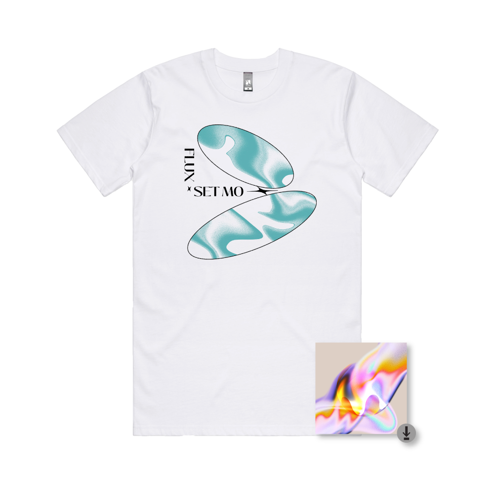 Set Mo / Flux White T-Shirt & Digital Download