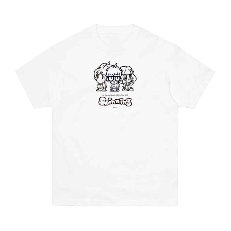 Spinning / White T-Shirt