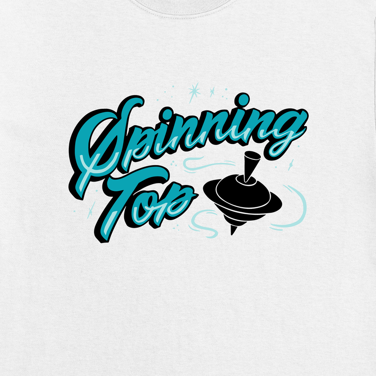 Spinning Top / White T-Shirt