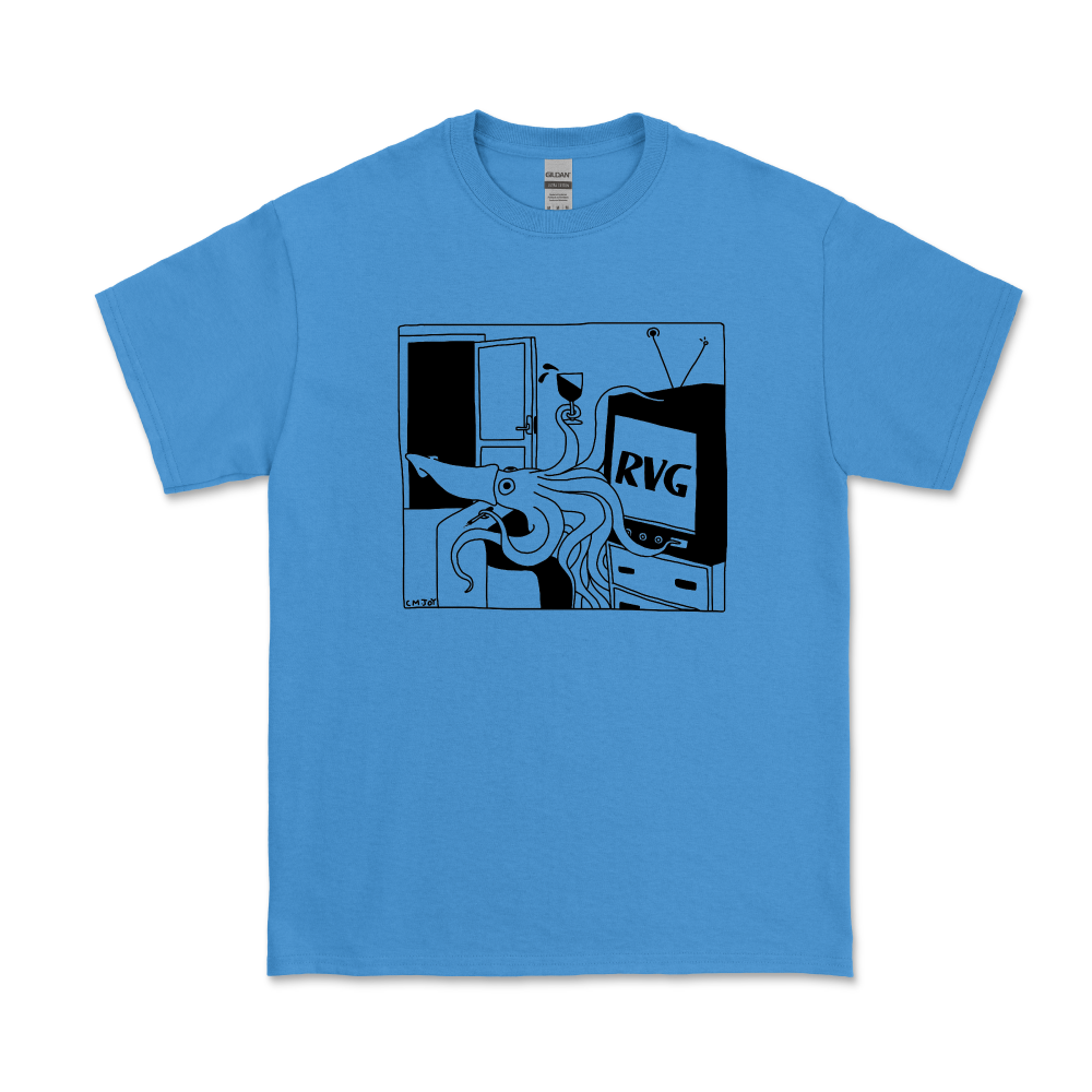RVG / 'Brain Worms' Blue Vinyl LP, Squid Blue T-Shirt, RVG Logo Crew & Cap Bundle