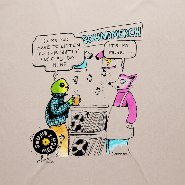 Soundmerch X Bjenny Montero / Sand T-Shirt