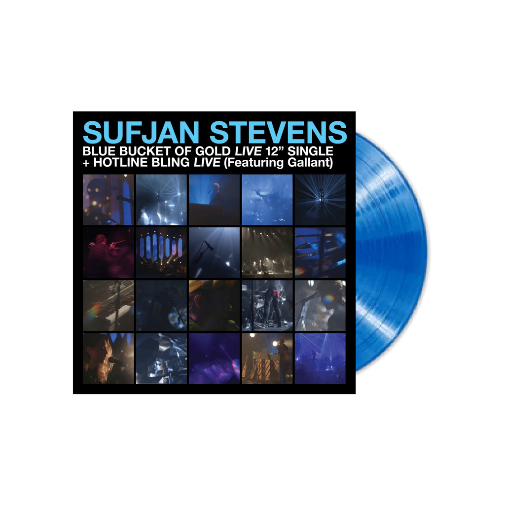 Sufjan Stevens / Blue Bucket Of Gold (Live) / Hotline Bling (Live) 12" Translucent Blue Vinyl