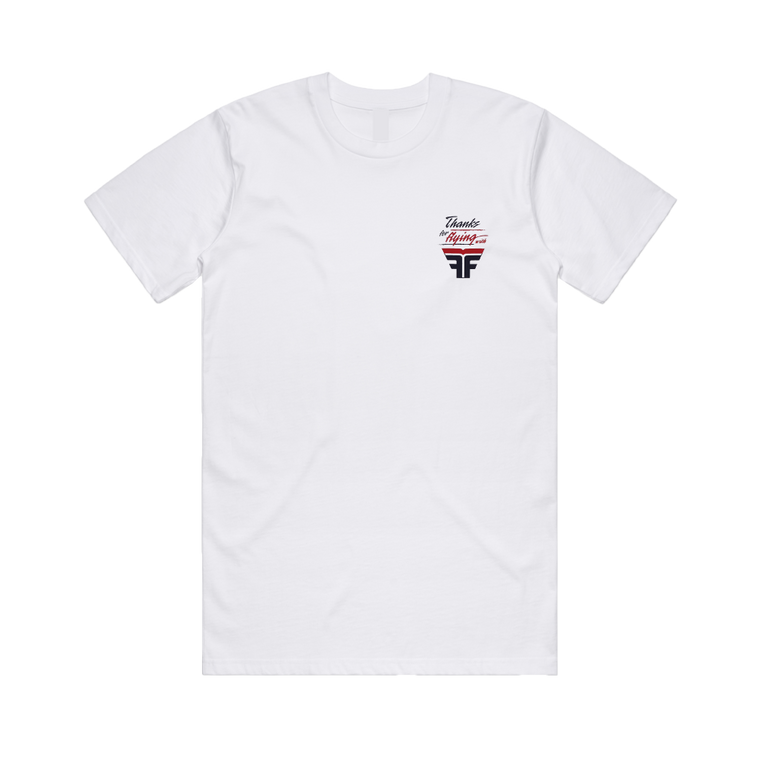Flight Facilities / Thanks For Flying White T-Shirt