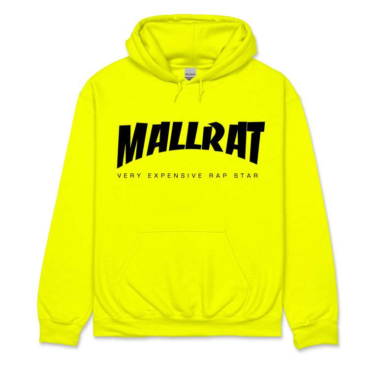 Mallrat / Original Thrasher Logo Fluro Yellow Hood