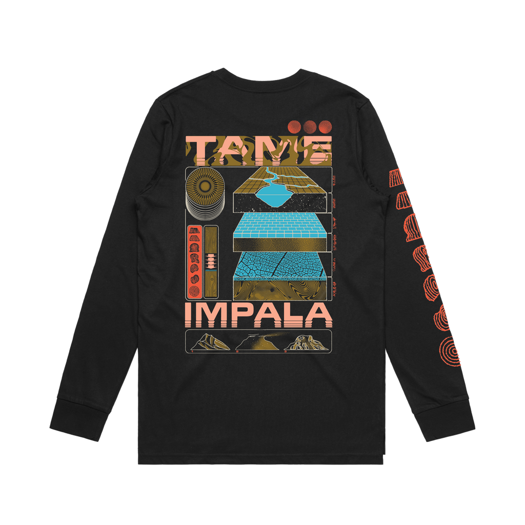 Tame Impala 'Evolution' / black longsleeve t-shirt – sound-merch ...