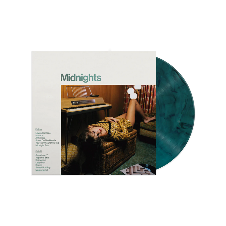 Taylor Swift / Midnights LP Jade Green Marbled Vinyl