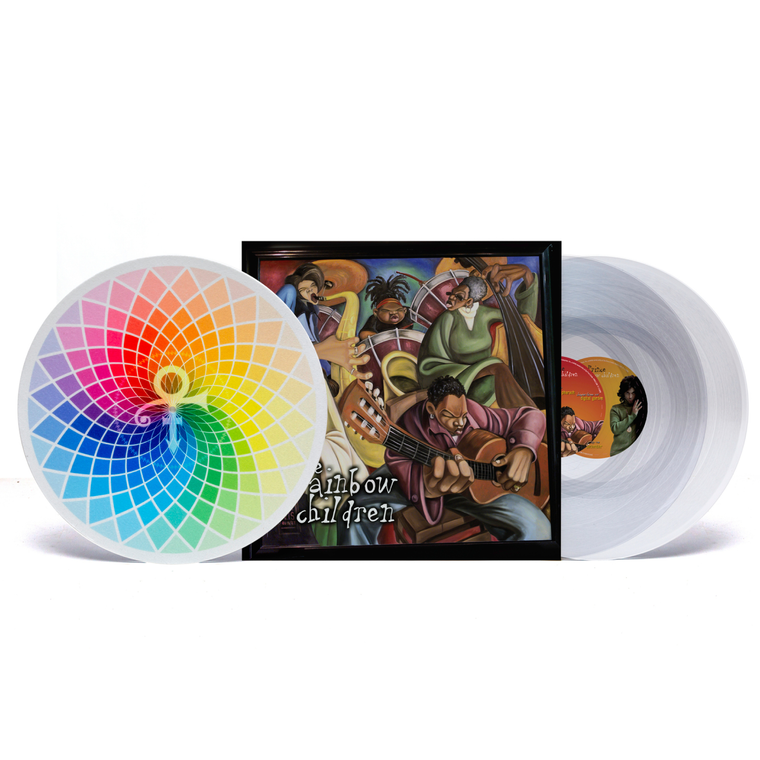 Prince / The Rainbow Children LP Crystal Clear Vinyl & Rainbow Slipmat