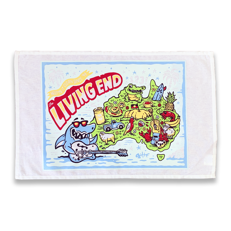The Living End 'Keeping it Clean since 94'  / Tea Towel