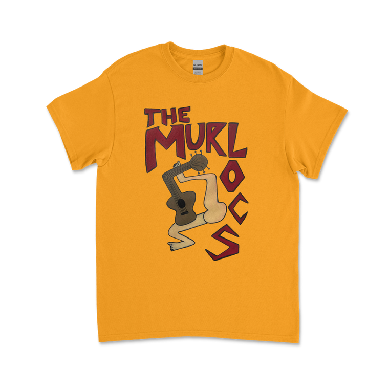 The Murlocs 'Shrimp Guitar Legs' Gold T-Shirt