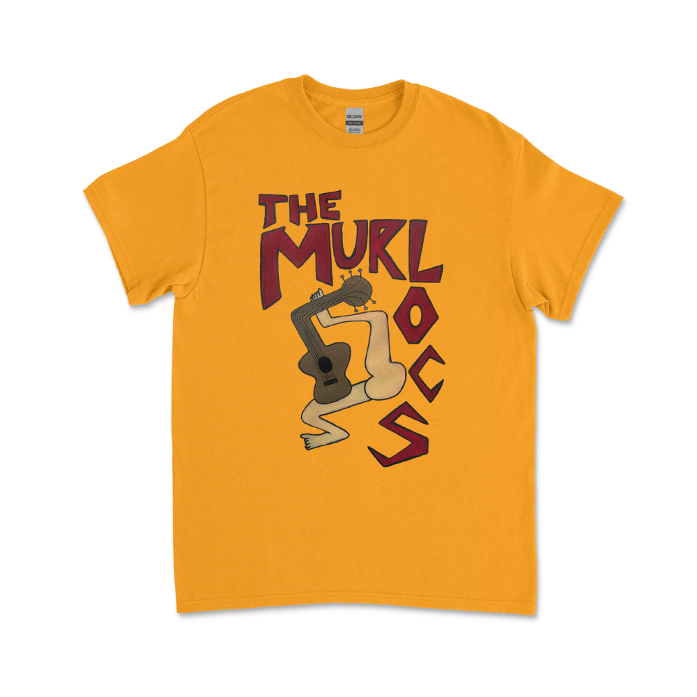 The Murlocs 'Shrimp Guitar Legs' Gold T-Shirt
