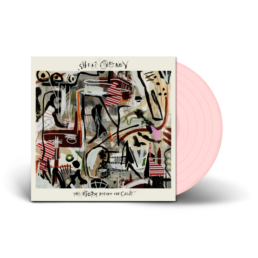 Chris Cheney / The Storm Before The Calm - Signed LP Powder Pink Vinyl