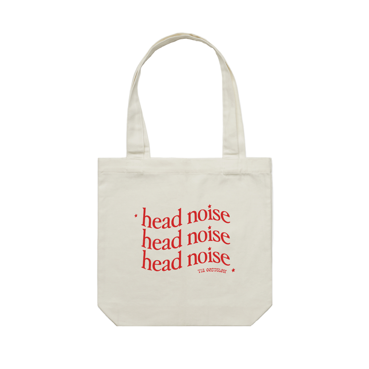 Tia Gostelow / Head Noise Cream Tote