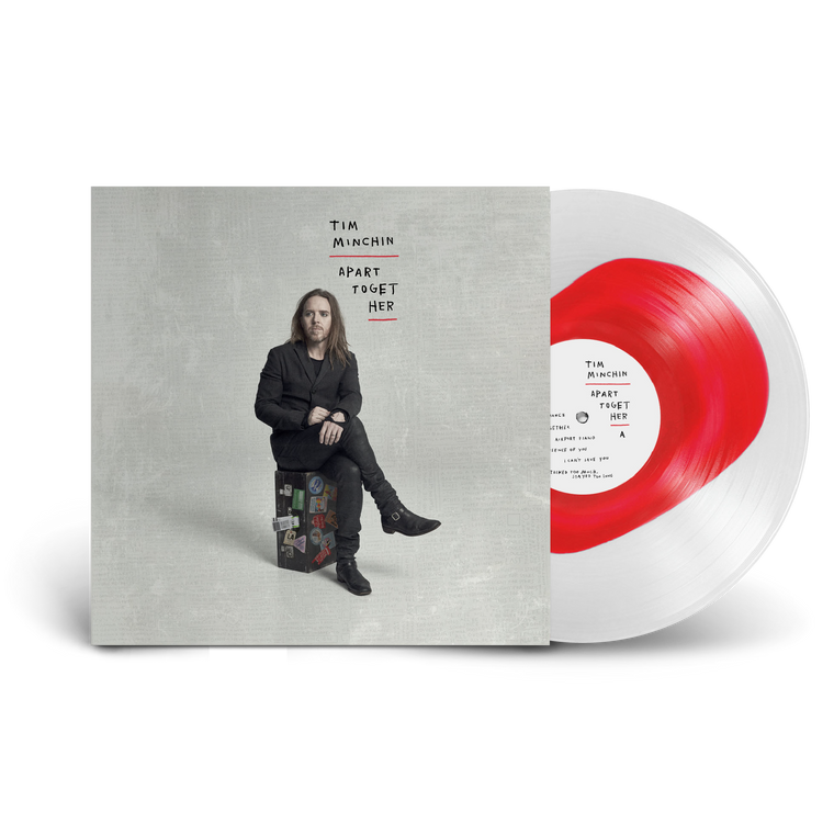 Tim Minchin / Apart Together LP Translucent Clear & Red Vinyl ***WEB-STORE EXCLUSIVE***