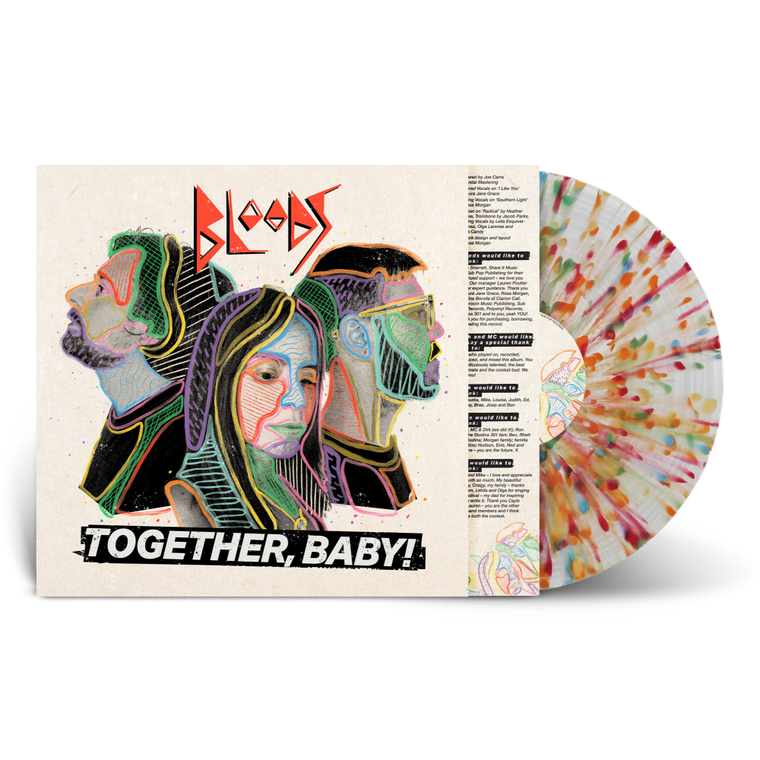 Bloods / Together, Baby! clear rainbow splatter LP Vinyl
