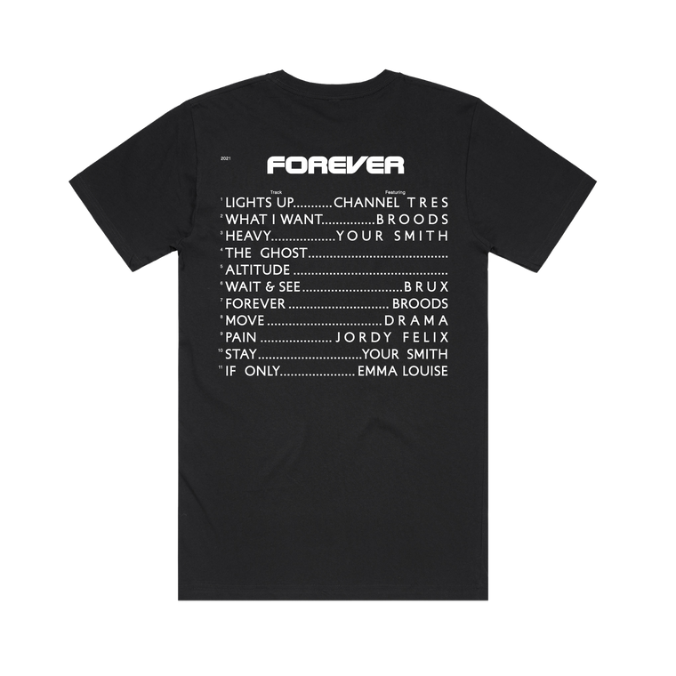 FOREVER Tracklist / Black T-Shirt