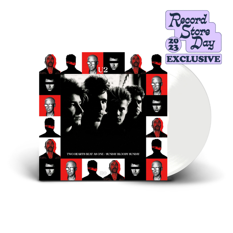 U2 / Two Hearts Beat As One / Sunday Bloody Sunday - War & Surrender Mixes 12" White Vinyl RSD 2023