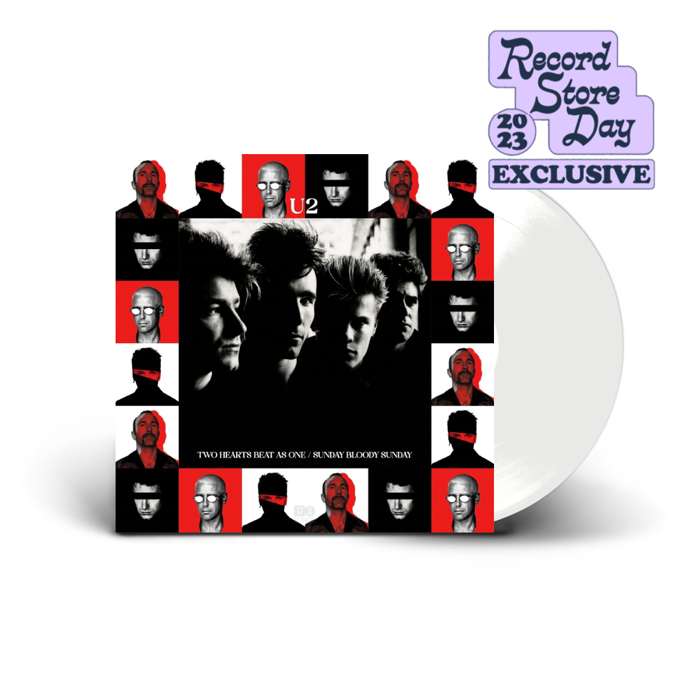 U2 / Two Hearts Beat As One / Sunday Bloody Sunday - War & Surrender Mixes 12" White Vinyl RSD 2023