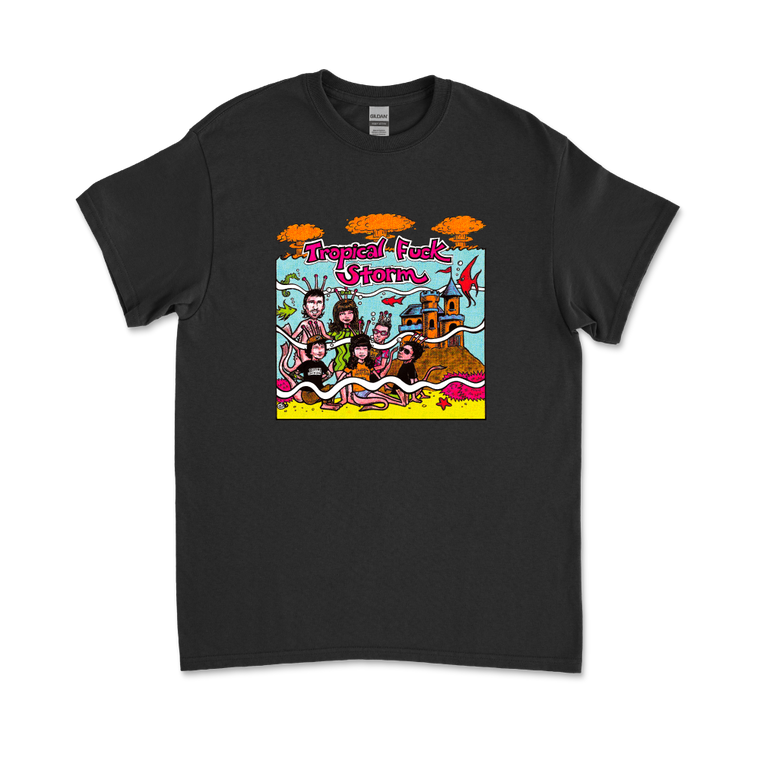 Tropical Fuck Storm / Submersive Behaviour Black T-Shirt