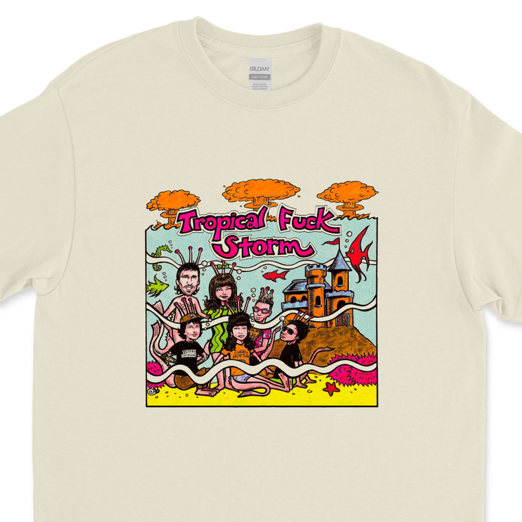 Tropical Fuck Storm / Submersive Behaviour Natural T-Shirt