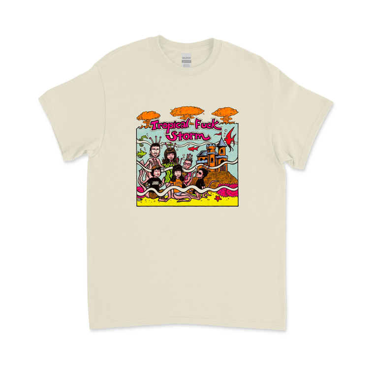 Tropical Fuck Storm / Submersive Behaviour Natural T-Shirt