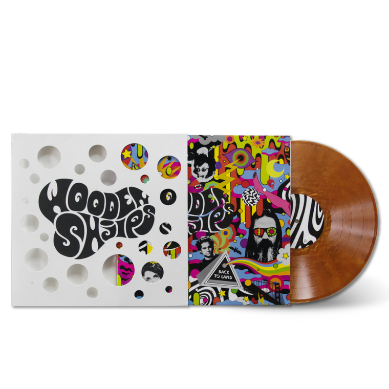 Wooden Shjips / Back To Land LP Clear with Hi-Melt Copper Vinyl