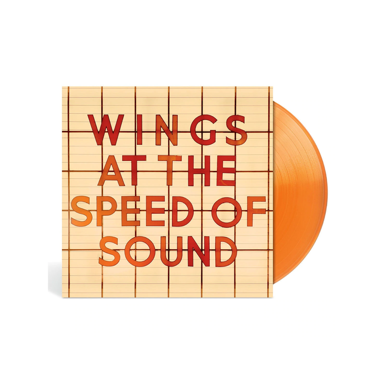 Wings / Wings At The Speed Of Sound LP Orange Vinyl