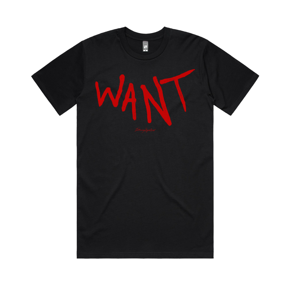 Want Black T-Shirt Bundle