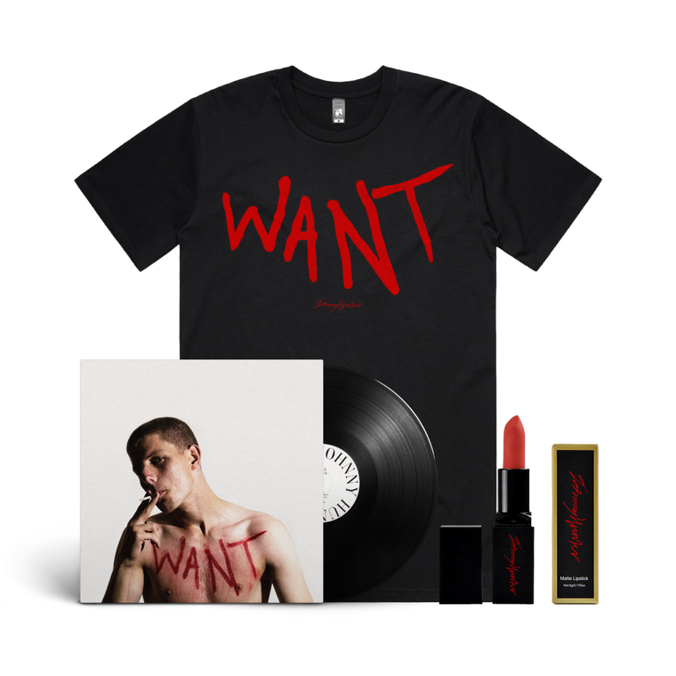 Want Black T-Shirt Bundle