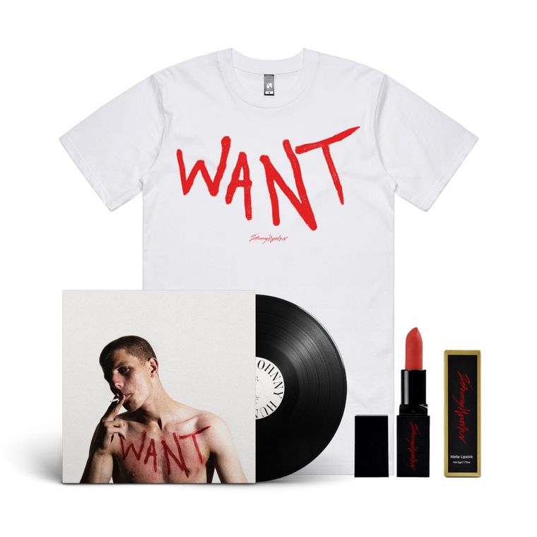 Want White T-Shirt Bundle