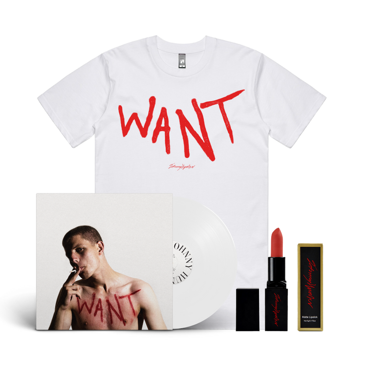 Want White T-Shirt Bundle