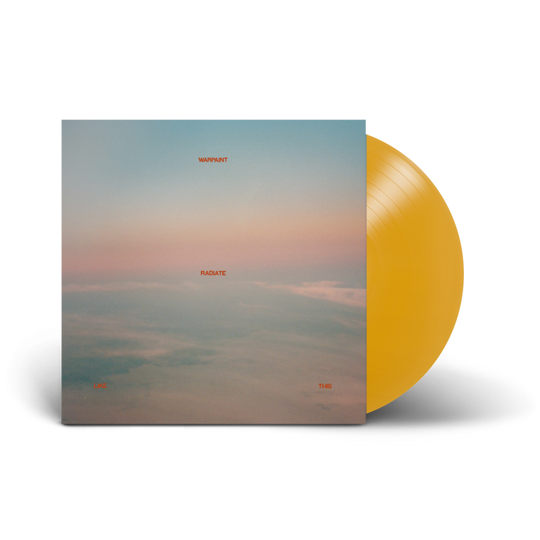 Warpaint / Radiate Like This LP Yellow Transparent Vinyl