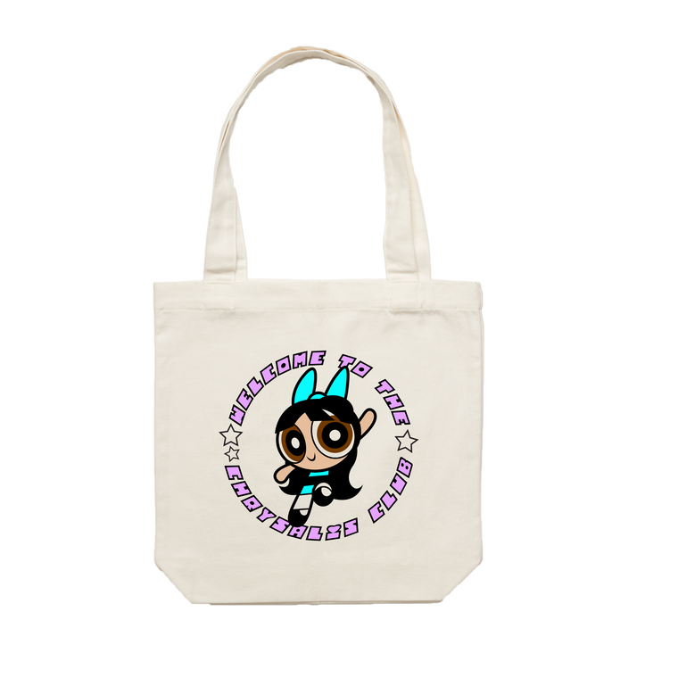 Chrysalis Club / Cream Tote Bag