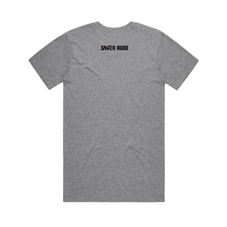 X / Grey Marle Organic T-Shirt