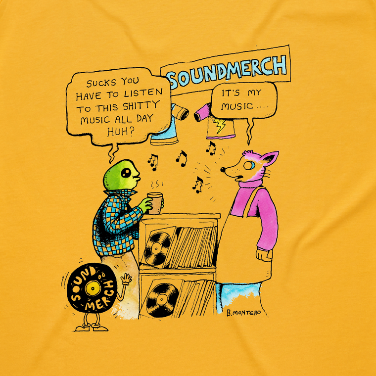 Soundmerch X Bjenny Montero / Yellow T-Shirt