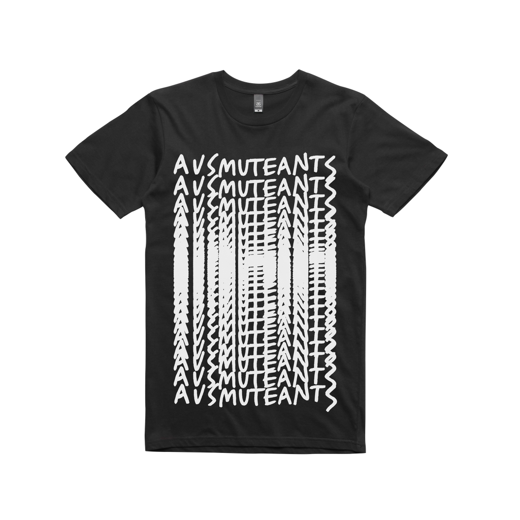 Ausmuteants Repeat  / Black T-shirt