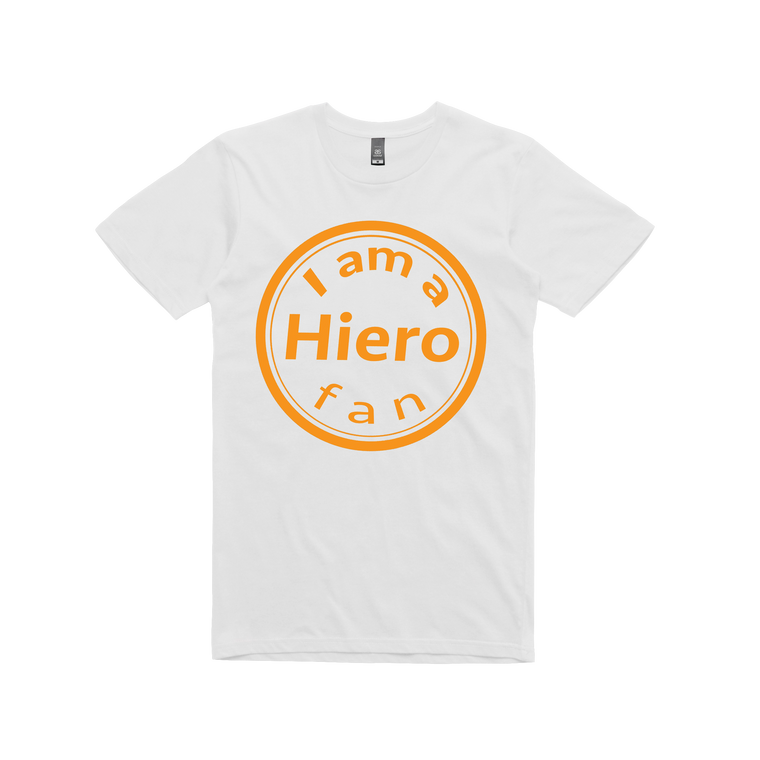 Hierophants - Hiero-Fan / White T-shirt