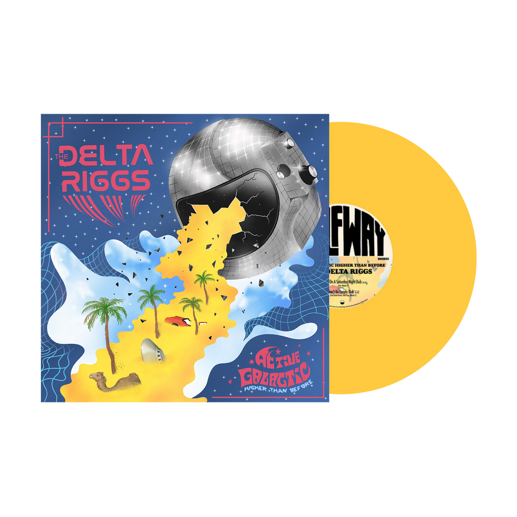The Delta Riggs / Active Galactic Higher Than Before 12" Yellow Vinyl