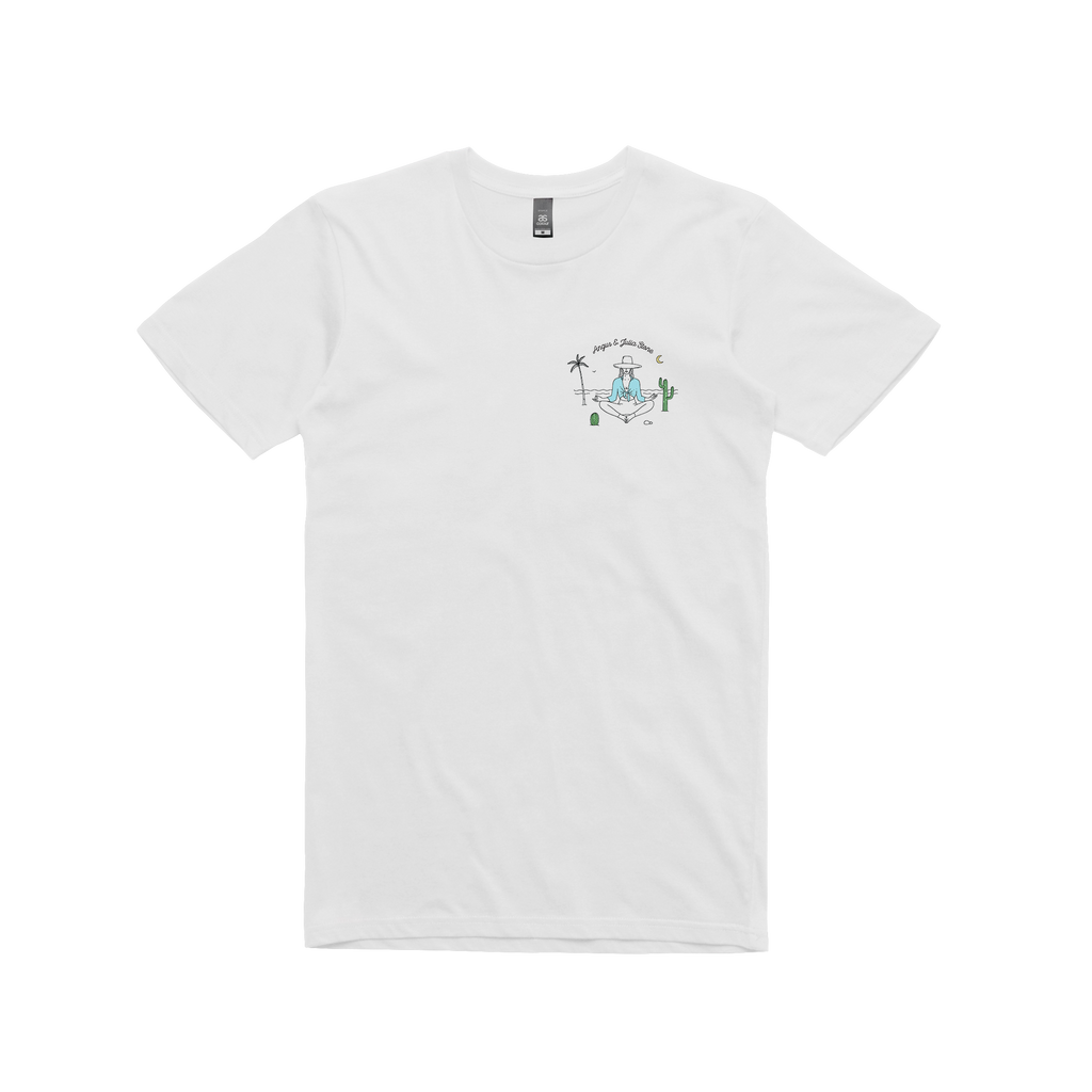 Beach / White T-shirt