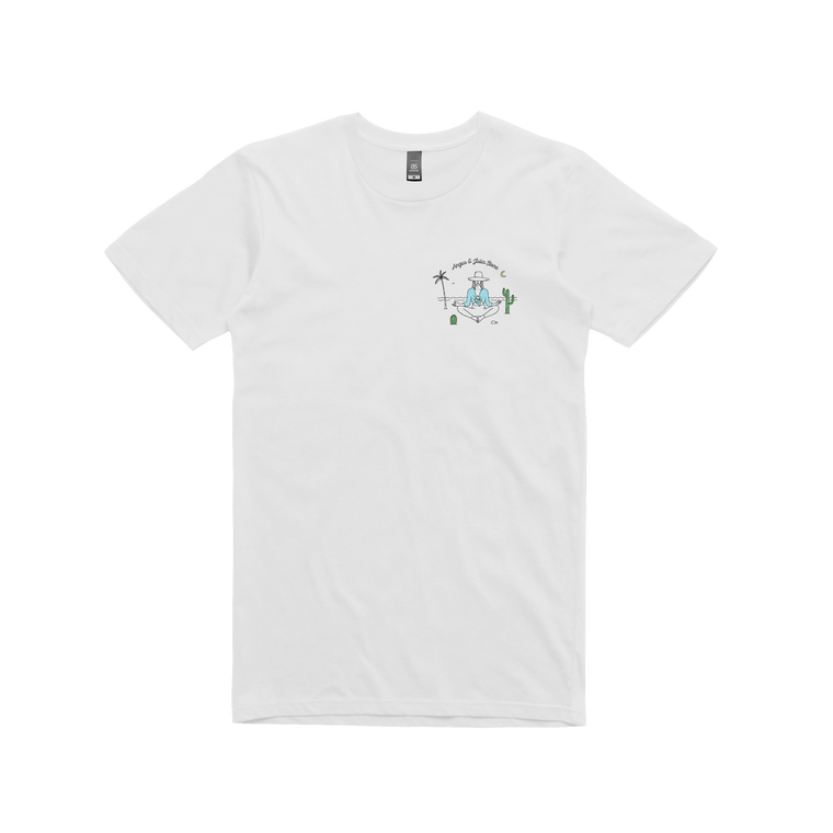 Beach / White T-shirt