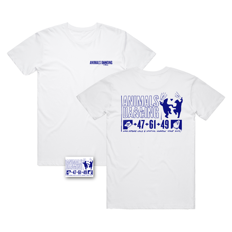 Telephones  / White T-Shirt + Magnet