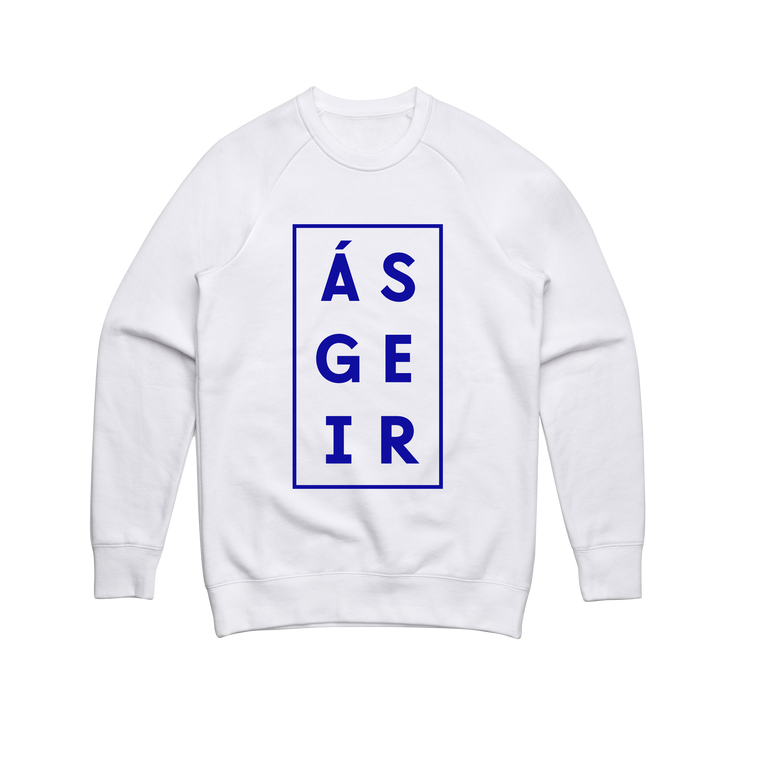 Afterglow / White Crew Sweater