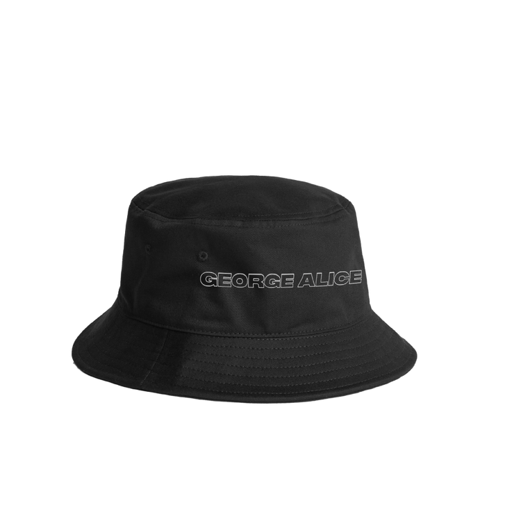 George Alice / Logo Bucket Hat Black