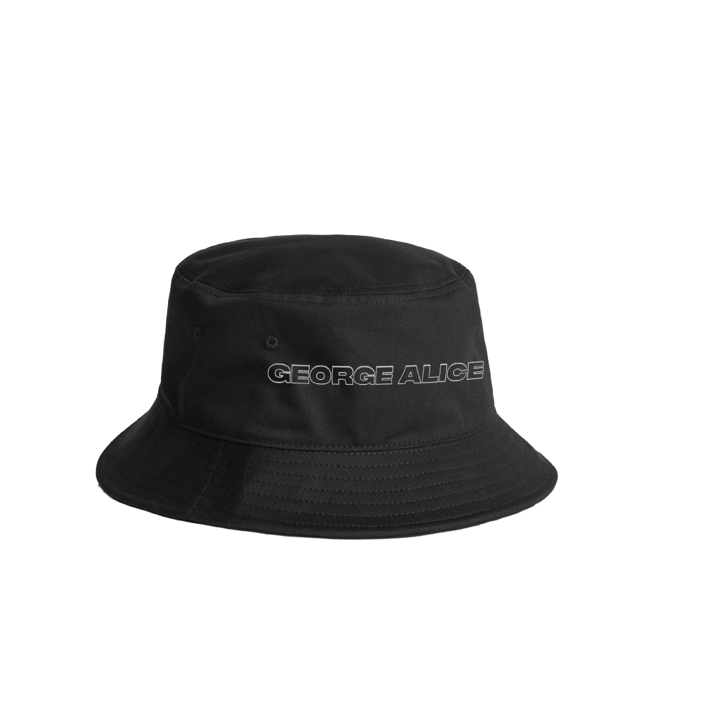 George Alice / Logo Bucket Hat Black