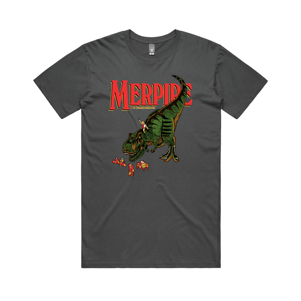 Merpire / Dinosaur / Charcoal T-Shirt