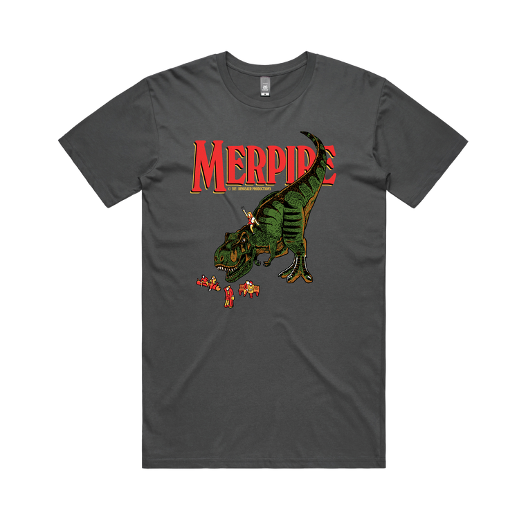 Merpire / Dinosaur / Charcoal T-Shirt